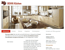 Tablet Screenshot of kuechen-weissach.de